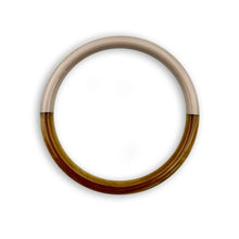 Load image into Gallery viewer, Lacquered Buffalo Horn Bangle – Beige