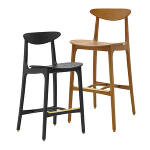 200-190 Wood Bar Stool - Two Heights