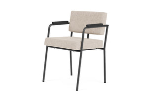 Monday Black Dining Chair With Arms