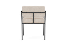 Load image into Gallery viewer, Monday Black Dining Chair With Arms
