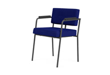 Load image into Gallery viewer, Monday Black Dining Chair With Arms