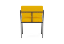 Load image into Gallery viewer, Monday Black Dining Chair With Arms