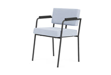 Load image into Gallery viewer, Monday Black Dining Chair With Arms