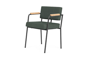 Monday Black Dining Chair With Arms