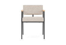 Load image into Gallery viewer, Monday Black Dining Chair With Arms