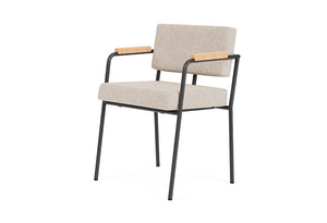 Monday Black Dining Chair With Arms