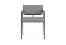 Load image into Gallery viewer, Monday Black Dining Chair With Arms