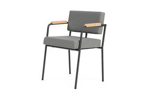 Monday Black Dining Chair With Arms
