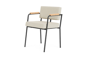 Monday Black Dining Chair With Arms