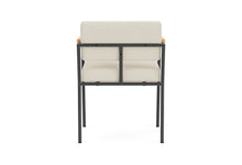 Load image into Gallery viewer, Monday Black Dining Chair With Arms