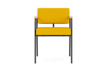 Load image into Gallery viewer, Monday Black Dining Chair With Arms
