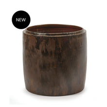 Load image into Gallery viewer, Medium Plant Pot Mystique Dark Brown