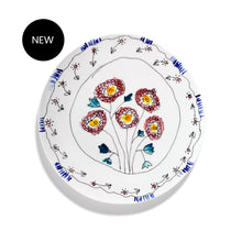 Load image into Gallery viewer, Marni Midnight Flowers Large Serving Plate - Anemone Milk