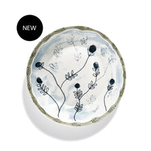 Load image into Gallery viewer, Marni Midnight Flowers Deep Plate - Mirtillo Tea
