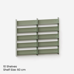 TIPTOE PLI Steel Wall Shelves - 10