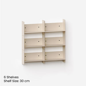 TIPTOE PLI Steel Wall Shelves - 6
