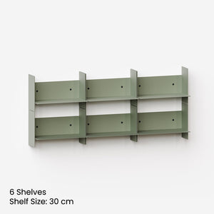 TIPTOE PLI Steel Wall Shelves - 6