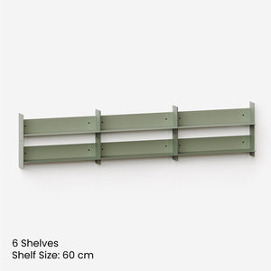 TIPTOE PLI Steel Wall Shelves - 6