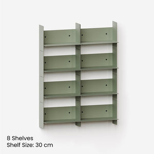 TIPTOE PLI Steel Wall Shelves - 8