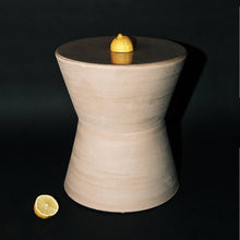 Load image into Gallery viewer, Side Table Beige Stone Pawn