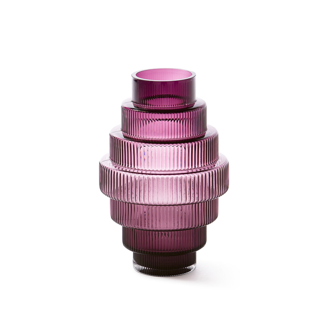 Small Purple Steps Vase