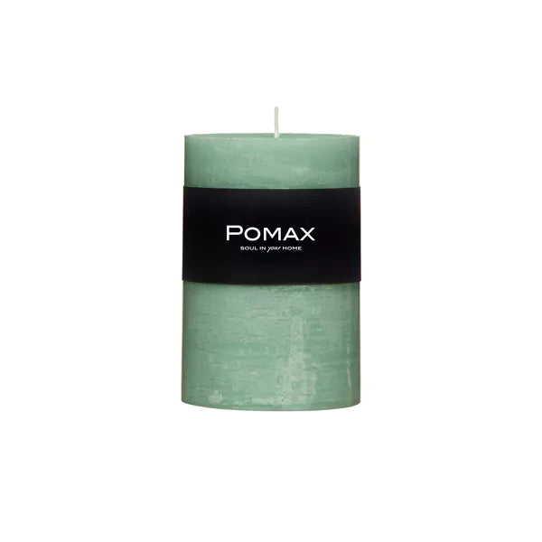 Pomax Small Paraffine Wax Candle - Light Aqua