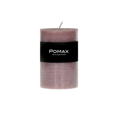 Pomax Small Paraffine Wax Candle - Light Pink
