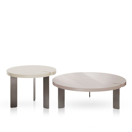 Saba Butter Round Coffee Table - 2 Sizes