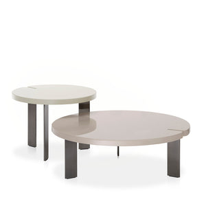 Saba Butter Round Coffee Table - 2 Sizes