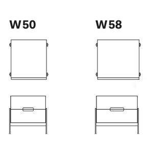 Float Drawer Bedside Table - 2 Sizes