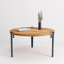 Load image into Gallery viewer, TIPTOE Round Coffee Table - Reclaimed Wood