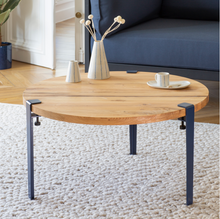 Load image into Gallery viewer, TIPTOE Round Coffee Table - Reclaimed Wood