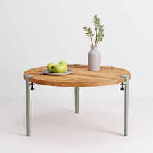 Load image into Gallery viewer, TIPTOE Round Coffee Table - Reclaimed Wood