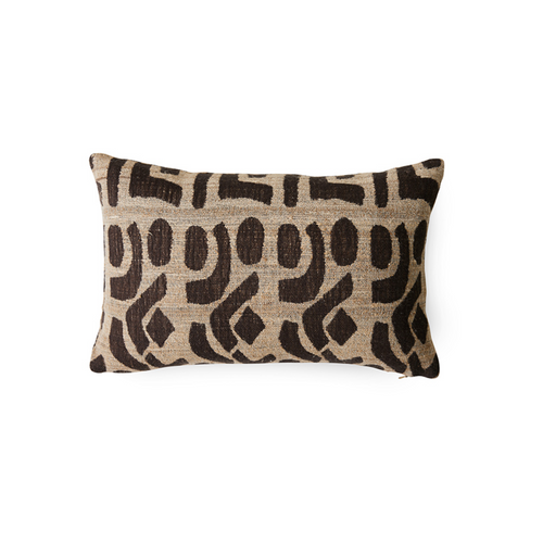 HKLIVING Silk Rustic Cushion