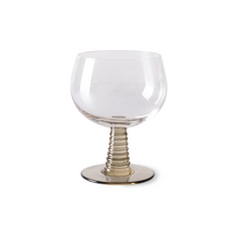 Load image into Gallery viewer, HKLIVING Green Low Swirl Wine Glass