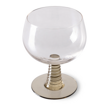 Load image into Gallery viewer, HKLIVING Green Low Swirl Wine Glass