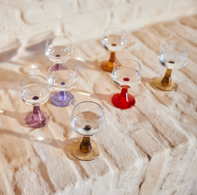 Load image into Gallery viewer, HKLIVING Green Low Swirl Wine Glass