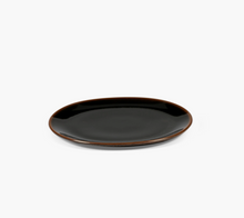 Load image into Gallery viewer, Out of Lines Oval Plate Dark Brown - L