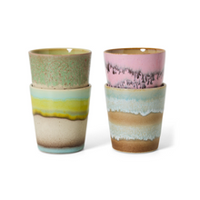 Load image into Gallery viewer, HKLIVING 70&#39;s Ceramic Pop Art Coffee Cups - Set of Four