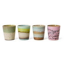 Load image into Gallery viewer, HKLIVING 70&#39;s Ceramic Pop Art Coffee Cups - Set of Four