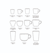 Load image into Gallery viewer, HKLIVING 70&#39;s Ceramics Cappuccino Mug - Tide