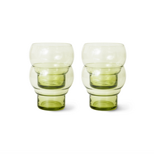 Load image into Gallery viewer, HKLIVING Mint Green Bulb Glass Set