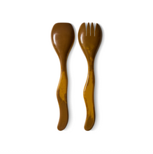 Load image into Gallery viewer, HKLIVING Ochre Salad Cutlery Set