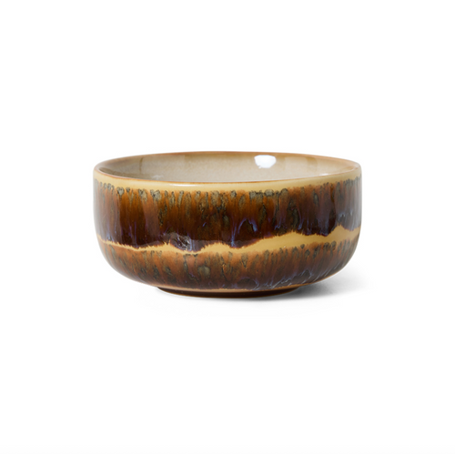 HKLIVING 70's Ceramic Cliffs Dessert Bowl