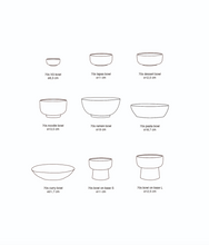 Load image into Gallery viewer, HKLIVING 70&#39;s Ceramic Cliffs Dessert Bowl