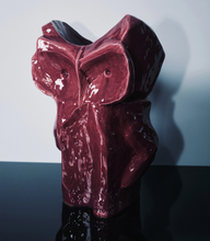 Load image into Gallery viewer, Serax Aubergine Owl Vase - Small