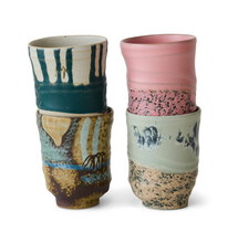 Load image into Gallery viewer, HKLIVING Artist Ceramics: Coffee Mugs - Set of Four