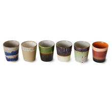 Load image into Gallery viewer, HKLIVING 70s Coffee Mugs - Grounding - Set of Six