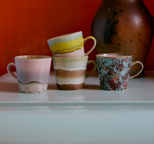 Load image into Gallery viewer, HKliving 70&#39;s Ceramic Rococo Americano Mugs - Set of Four