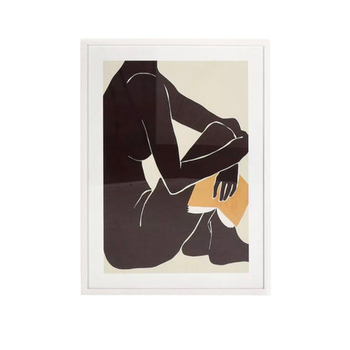 Senta Canvas With Glass Frame